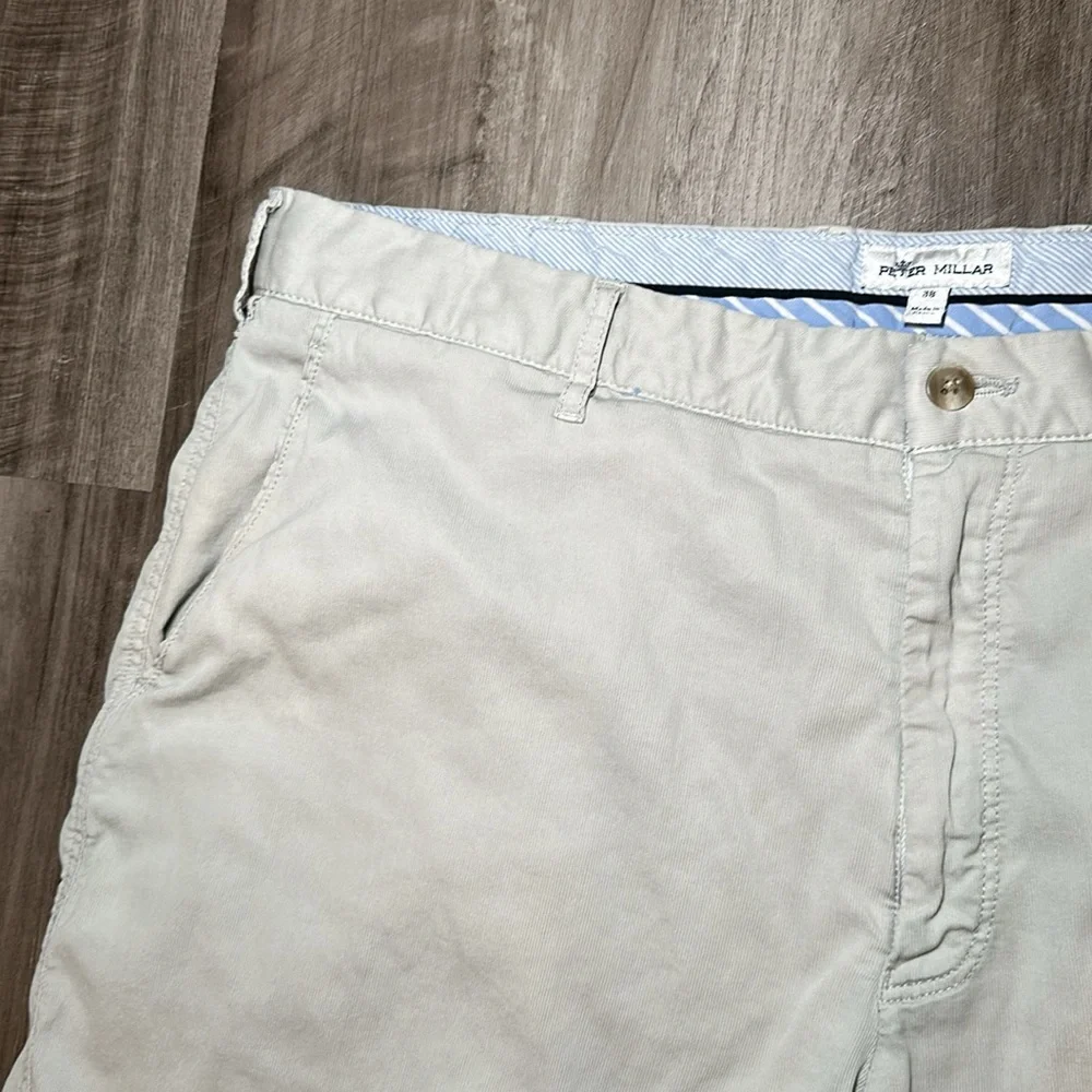 Peter Millar Marshall Bedford Cotton Blend Shorts - 38